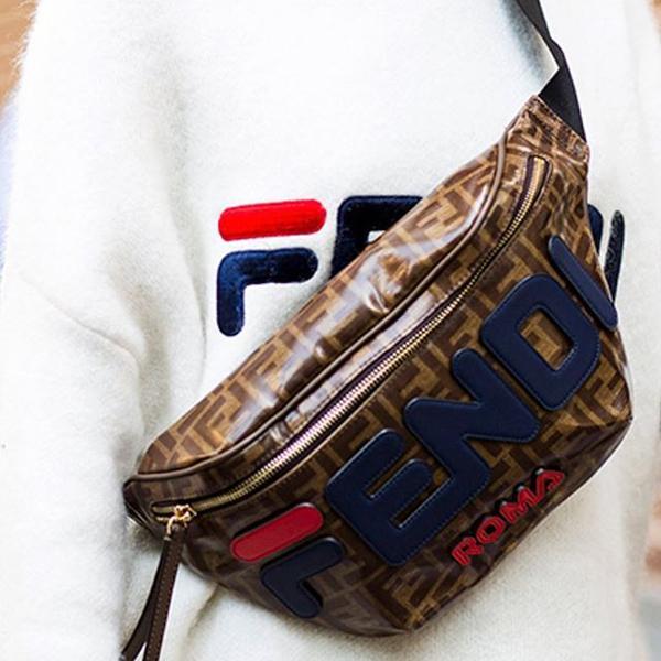 フェンディスーパーコピー【FENDI MANIA】FF ファブリック ☆ ベルトバッグ 7VA434A5N7F0CFM